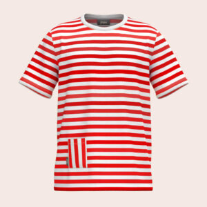Nachhaltiges Kölner Ringelshirt aus Bio-Baumwolle – Frontansicht